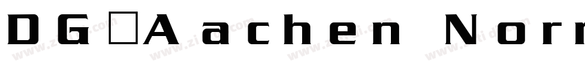 DG_Aachen Normal字体转换
